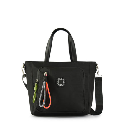 Large black barinas shoulder bag