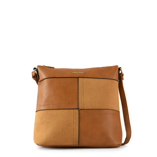 Alicante Camel Medium Crossbody Wallet