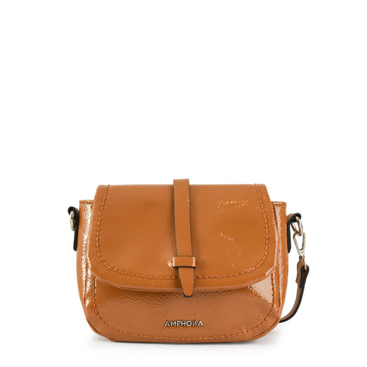 Small Agate Camel Crossbody Wallet