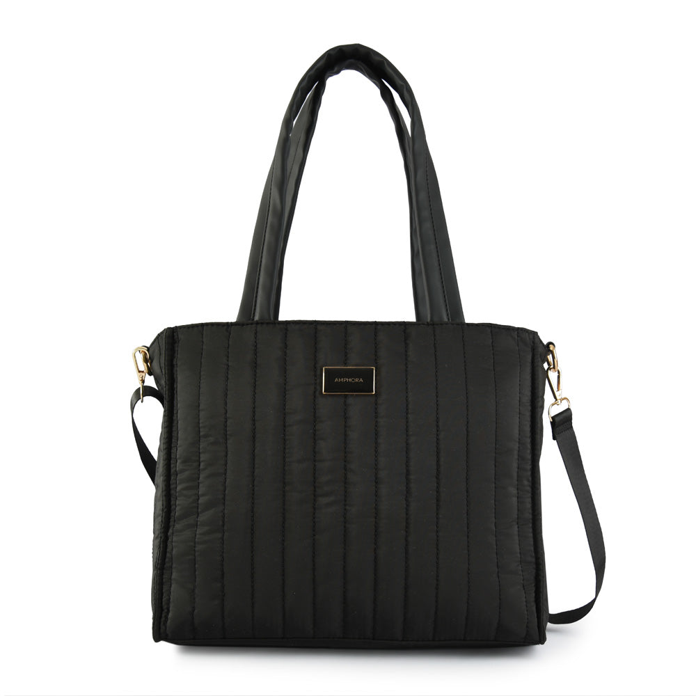 Medium parker black two-handle wallet