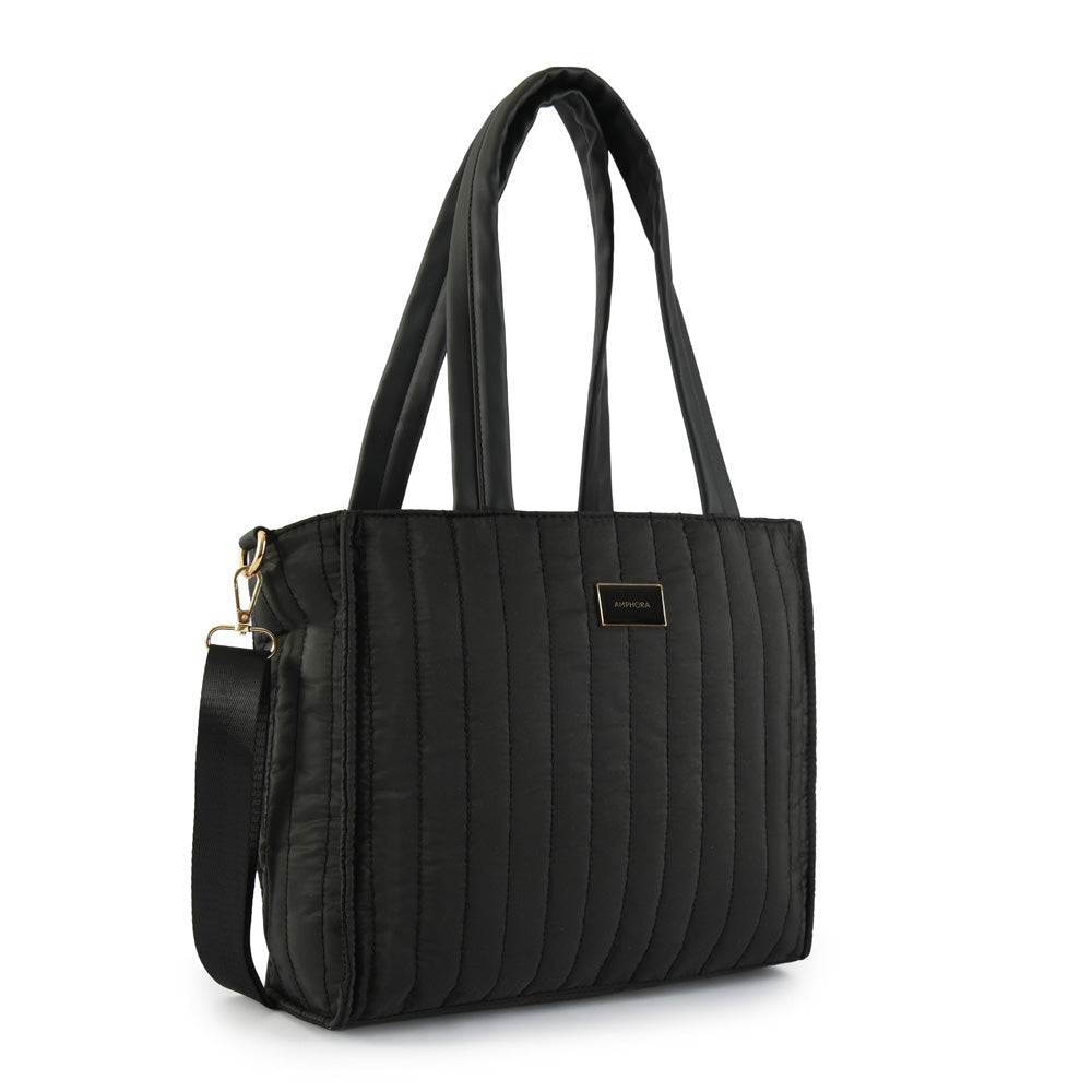 Medium parker black two-handle wallet