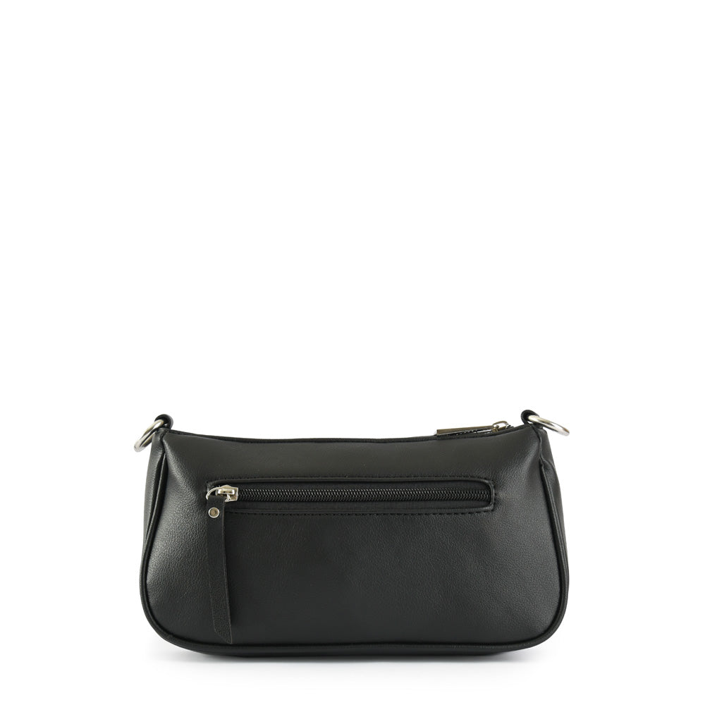 Medium Blinky Black Crossbody Wallet