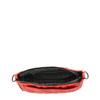 Red blinky medium crossbody wallet