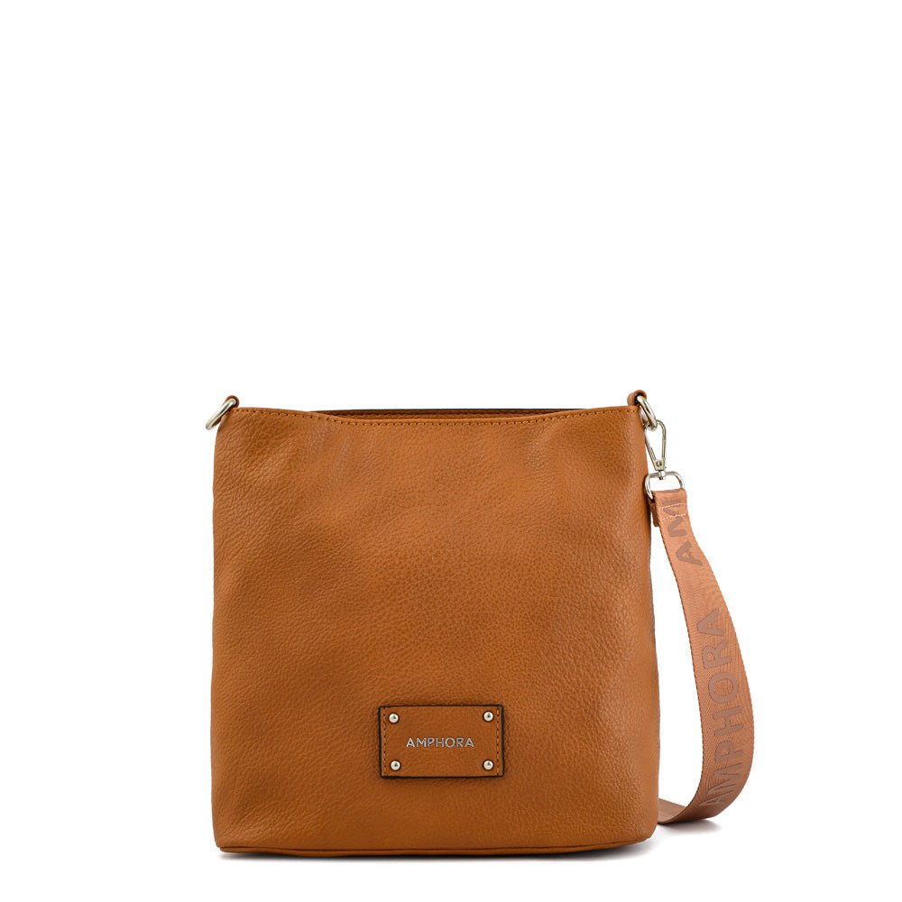 Irina Coffee Medium Crossbody Wallet