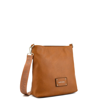 Irina Coffee Medium Crossbody Wallet