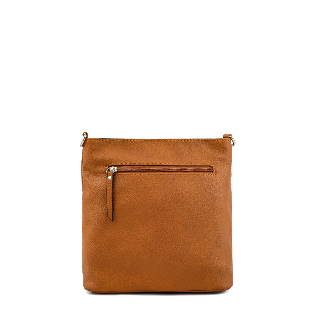 Irina Coffee Medium Crossbody Wallet