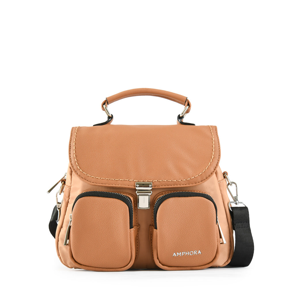 Jada Camel Small Crossbody Wallet