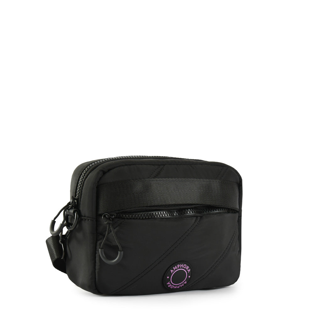 Alsen Small Crossbody Wallet Black