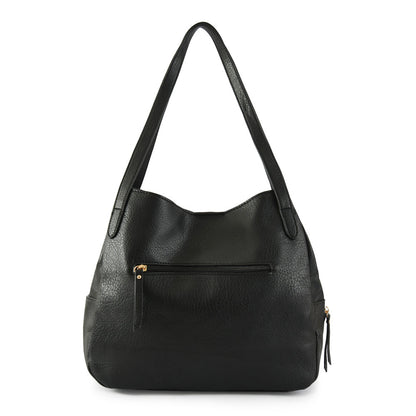 Wallet Two Handles Three divisions Medium Amy Black