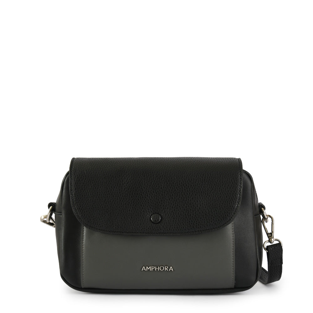 Small Pia Black Crossbody Wallet