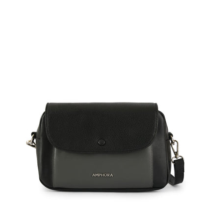 Small Pia Black Crossbody Wallet