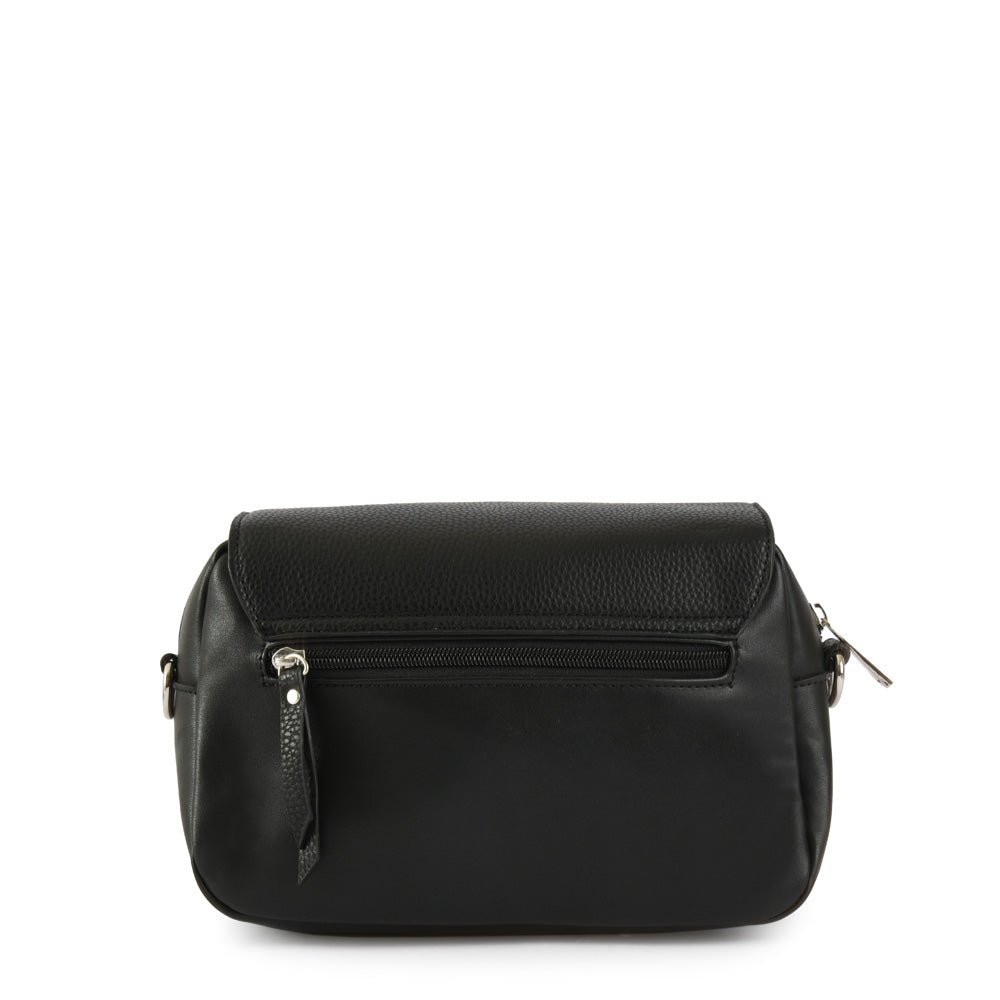 Small Pia Black Crossbody Wallet
