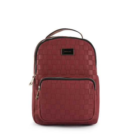 Burgundy patsy medium backpack