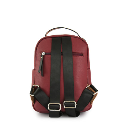 Burgundy patsy medium backpack