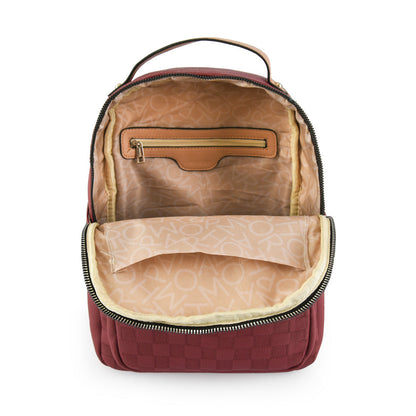 Burgundy patsy medium backpack