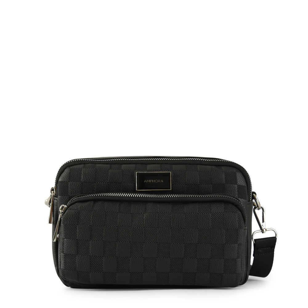 Patsy Small Black Crossbody Wallet