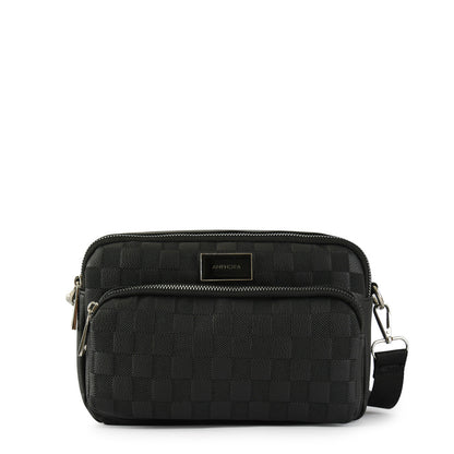 Patsy Small Black Crossbody Wallet