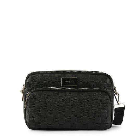 Patsy Small Black Crossbody Wallet