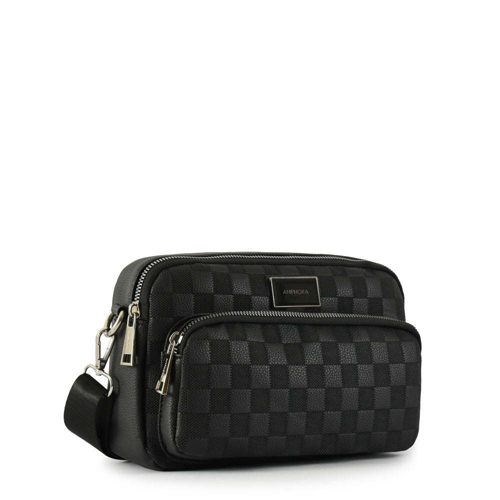 Patsy Small Black Crossbody Wallet
