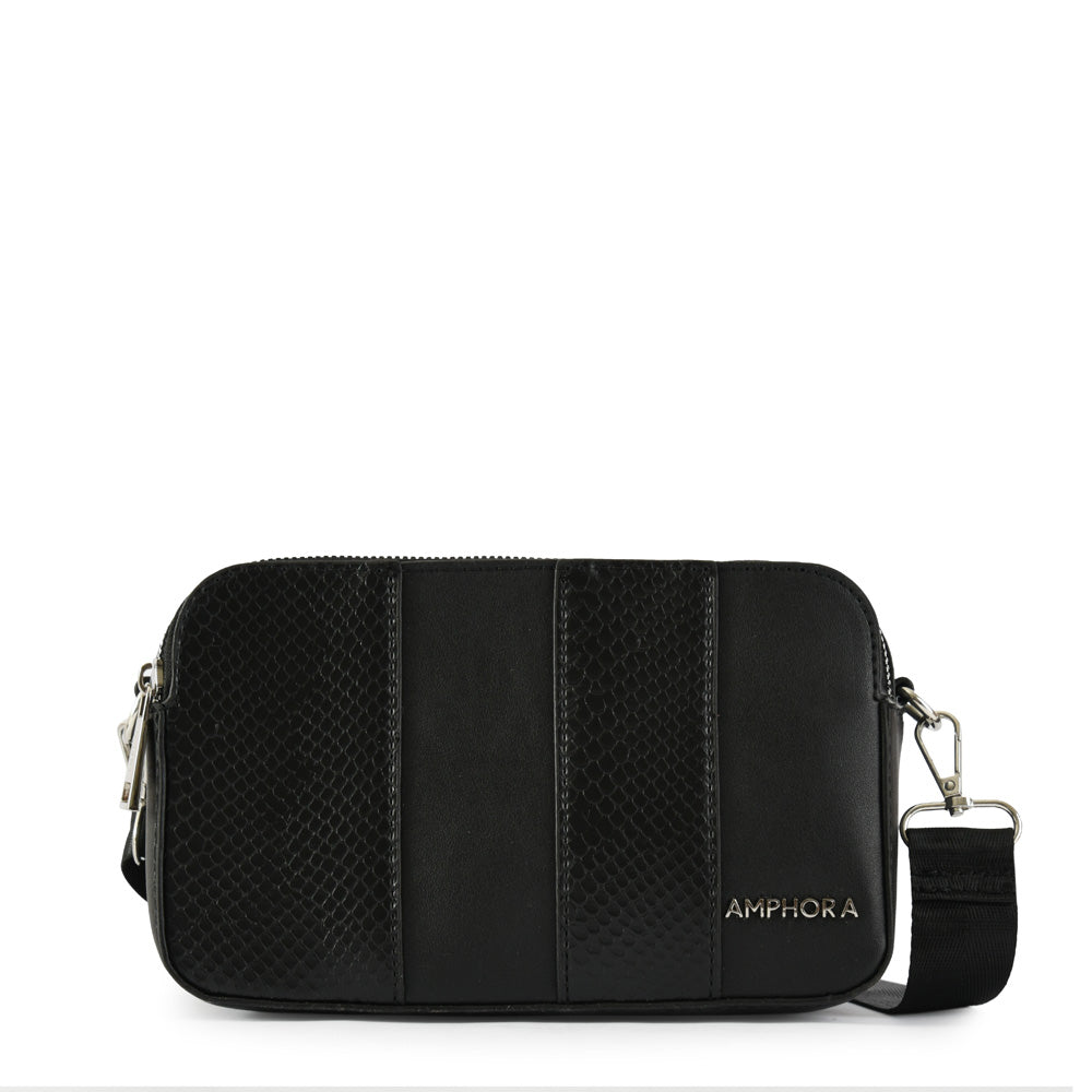 Dessy Small Black Crossbody Wallet