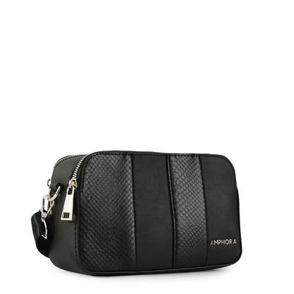 Dessy Small Black Crossbody Wallet