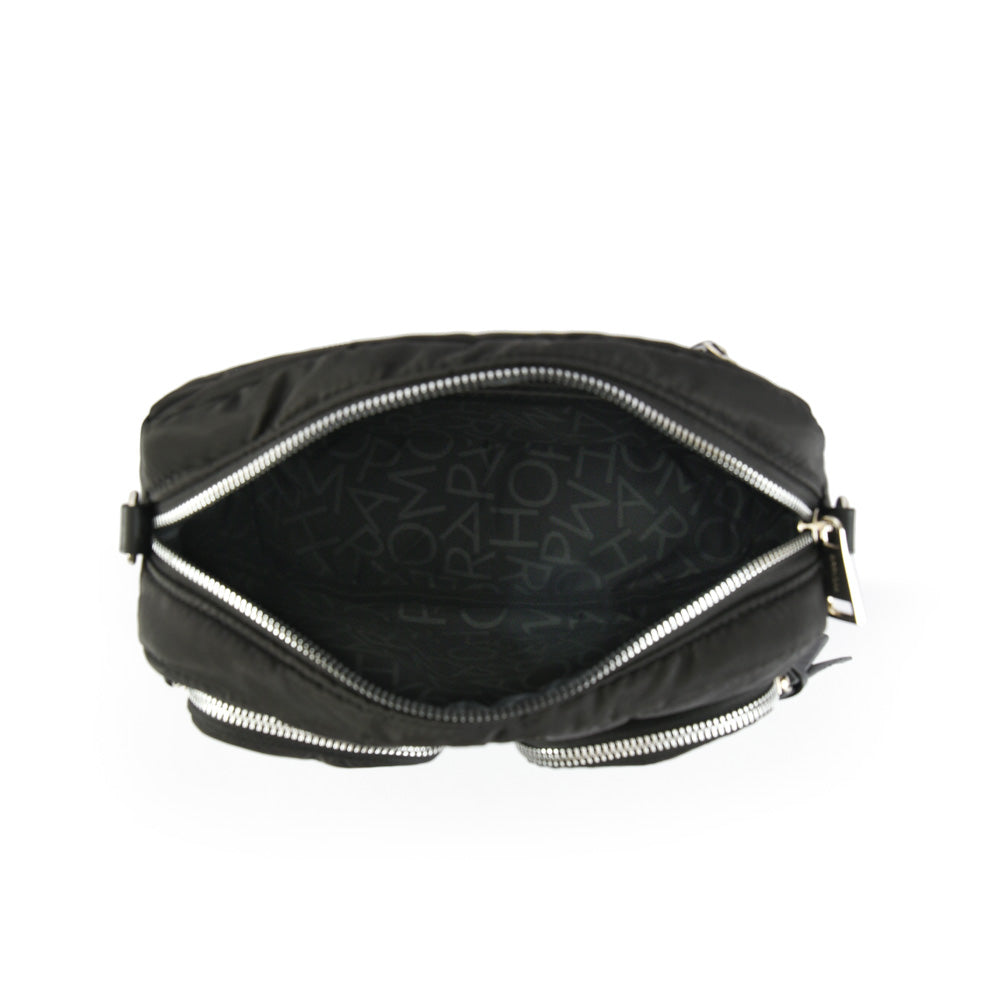 Asti Small Black Crossbody Wallet