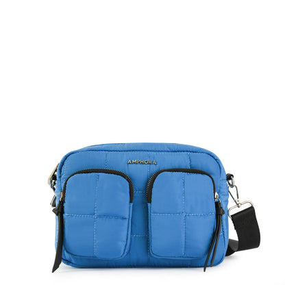 Asti Small Blue Crossbody Wallet