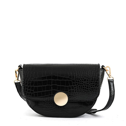 Fabienne small black crossbody bag