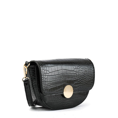 Fabienne small black crossbody bag