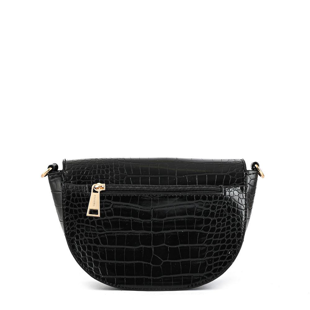 Fabienne small black crossbody bag