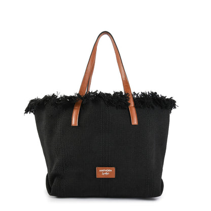 Monaco Large Black Bag