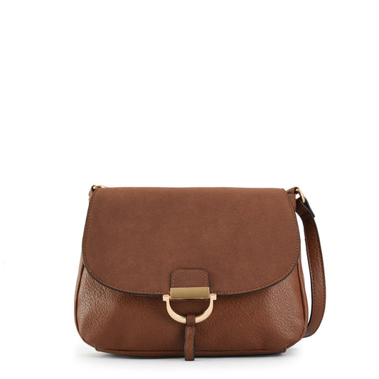 Natacha small dark brown shoulder bag