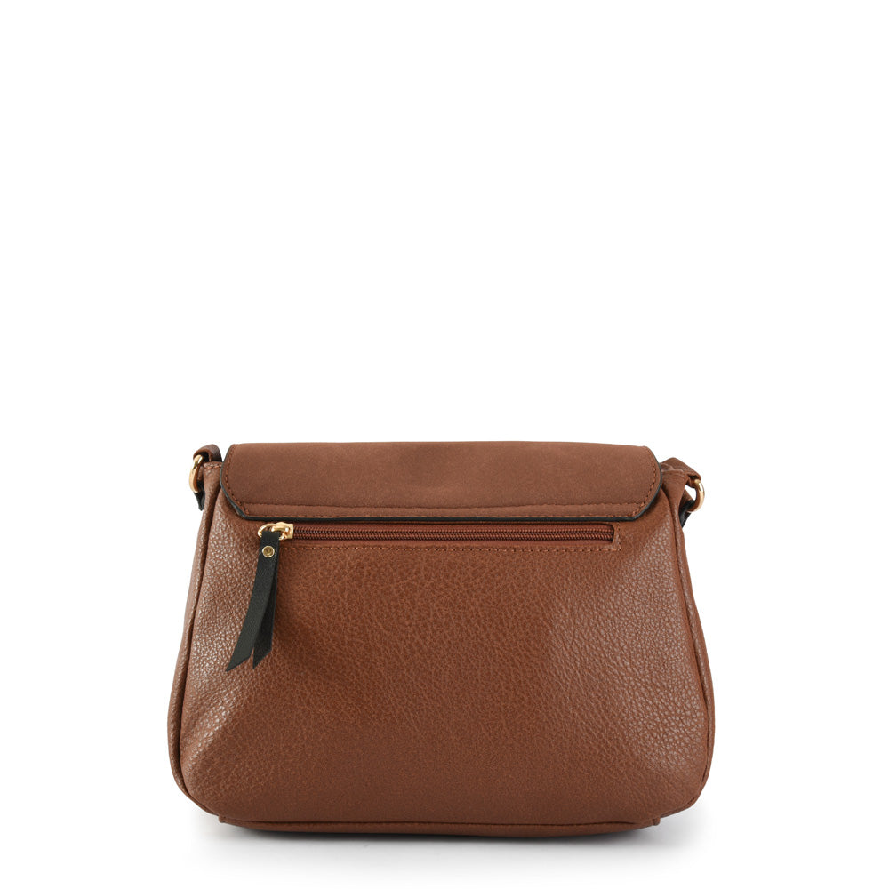 Natacha small dark brown shoulder bag