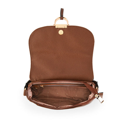 Natacha small dark brown shoulder bag