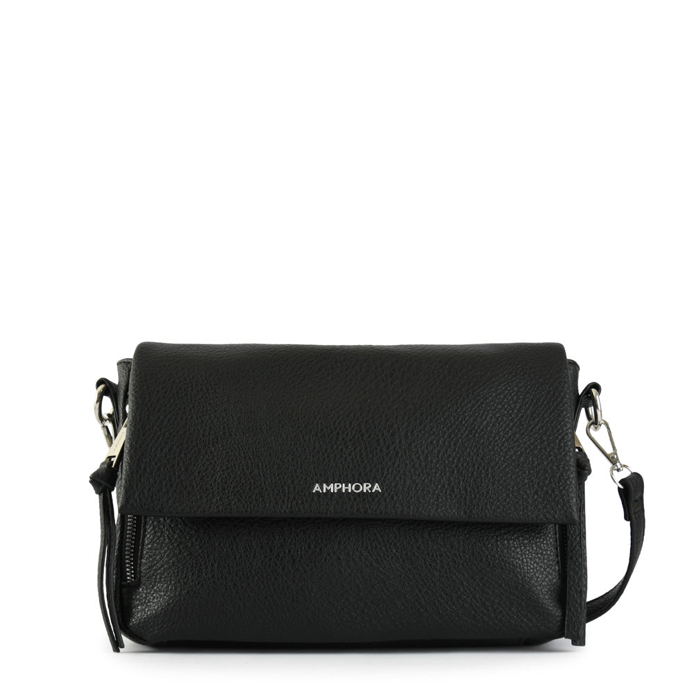 Yasy medium black shoulder bag