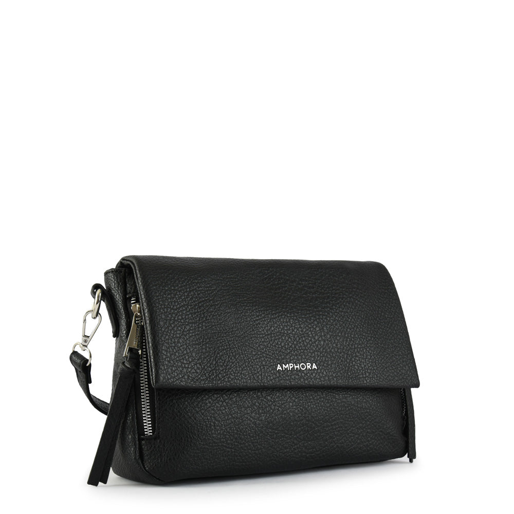 Yasy medium black shoulder bag