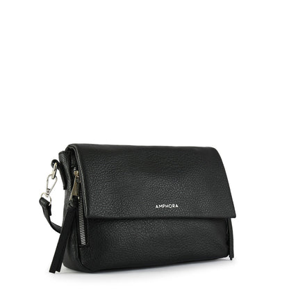 Yasy medium black shoulder bag