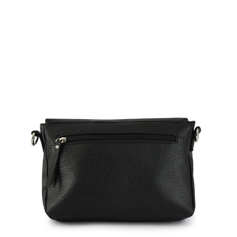 Yasy medium black shoulder bag