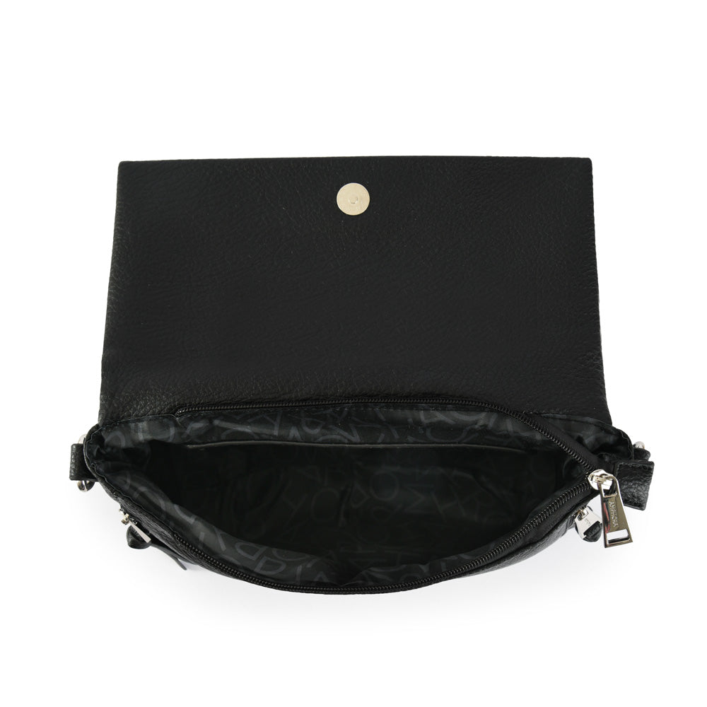 Yasy medium black shoulder bag