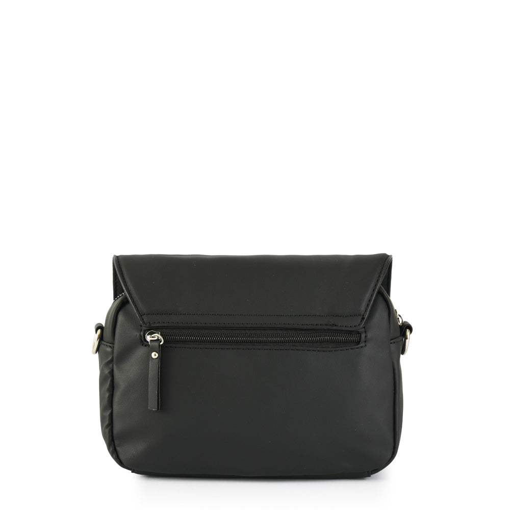 Ansel medium black crossbody wallet