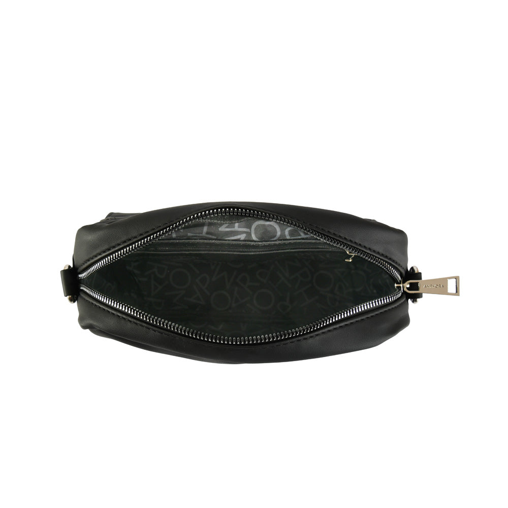 Ansel medium black crossbody wallet