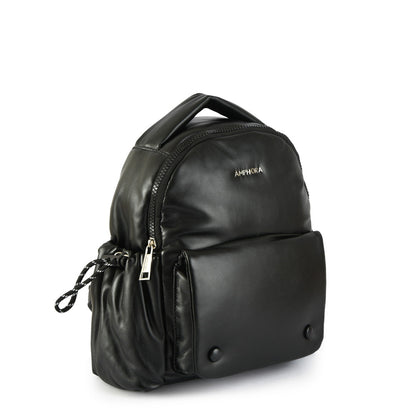 Tropez Medium Black Backpack