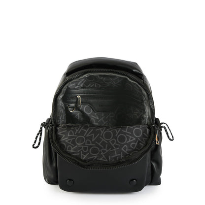 Tropez Medium Black Backpack