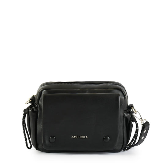 Small Black Tropez Crossbody Wallet