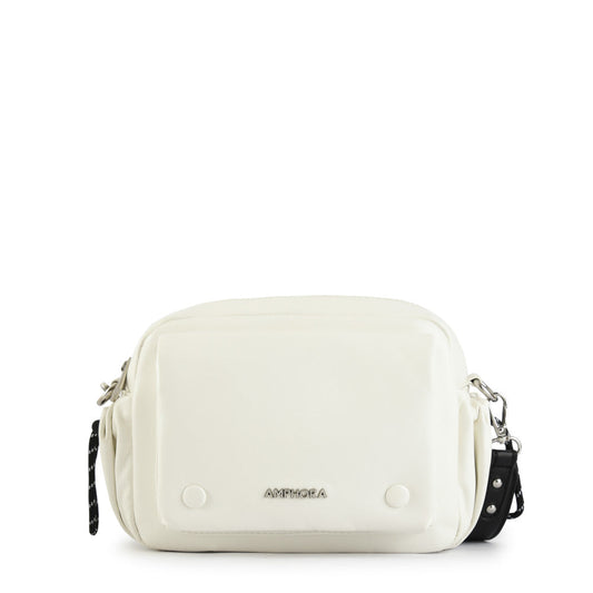 Small white tropez crossbody wallet