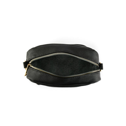 Small black paradis crossbody wallet