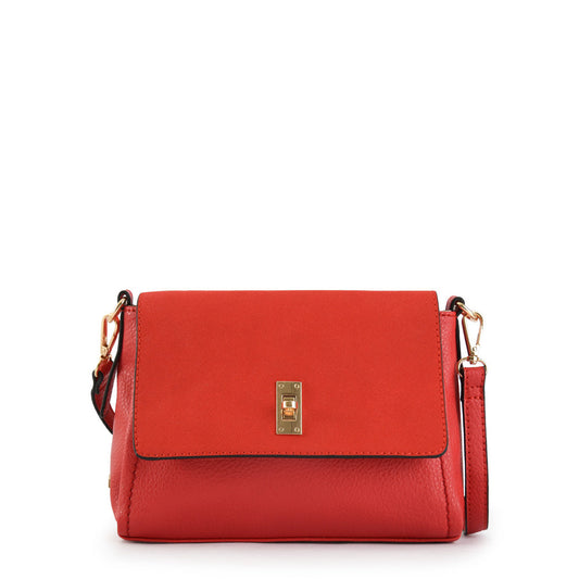 Small red marinet crossbody wallet