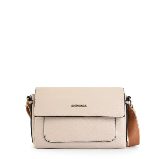 Small beige danka crossbody wallet