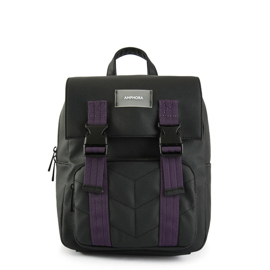 Arely Large Lid Backpack Black