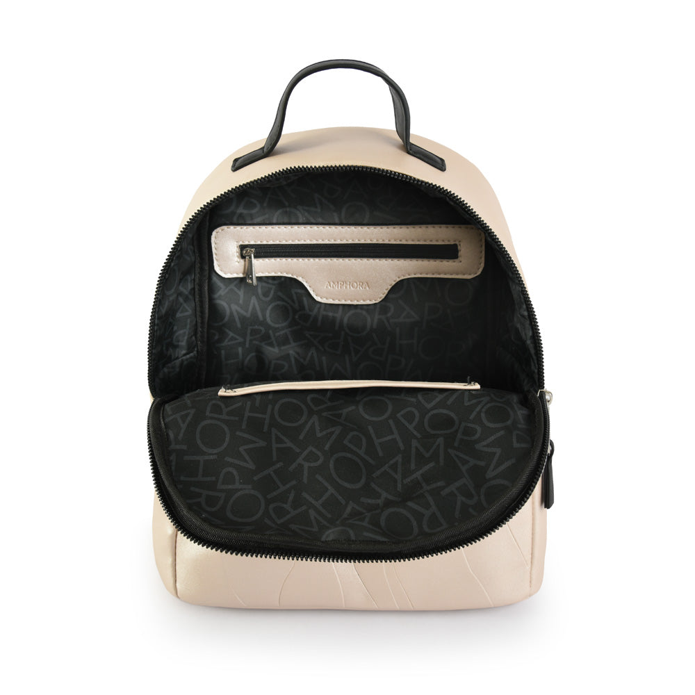 Benoit Beige Medium Backpack